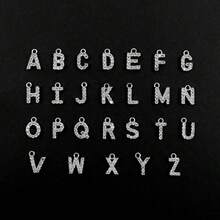 1pc Simple Initial Pin Silvery Stainless Steel Paper Clip Chain Bracelets For Women - Silver - View 4