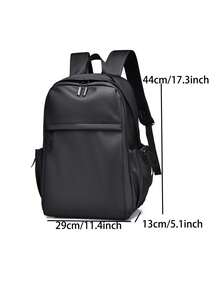 Men's Casual Minimalist Backpack, Business Laptop Backpack, Travel Rucksack, Suitable For Commuting, Back To School, Travel - Multicolor - View 3