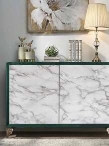 Glossy Marble Paper Granite Gray/White Wallpaper Peel And Stick Wallpaper Self Adhesive Removable Wallpapers Waterproof Countertop Paper For Cabinet Countertop Furniture Kitchen Viny Film Wall Decor Room Decor Stickers Wall Paper Wall Stickers Wall Sticker