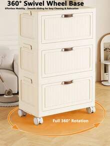 5/4/3/2/1 Armario plegable de varios niveles para almacenamiento de ropa, para uso de adultos, fácil de montar, para dormitorio - Multicolor - Ver 7