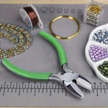 3/1 pièce Set de pinces de précision plates 2D pour la fabrication de bijoux, pinces à bec plat et pinces à sertir le fil