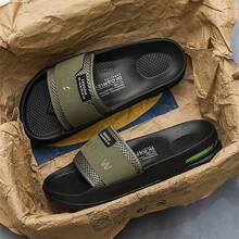 2025 New Arrival Men Summer Slippers, Outdoor Soft Sole Air Cushion Sports Beach Sandals, Non-Slip Casual Strap Slides