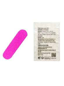 24pcs/Set Medium-Long Countryside Floral Pearl Rhinestone Press-On Nail Art Stickers, Detachable Manicure Set - Baby Pink - View 5