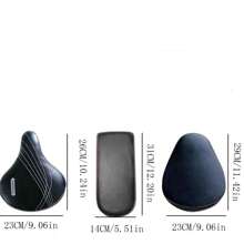 1pc Winter Electric Bike Warm Seat Cover, Thickened Thermal Lined Universal Moped Motorcycle Bicycle Seat Cushion