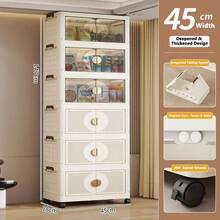 Armario plegable multiuso, organizador de almacenamiento de ropa, mueble de uso doméstico para el salón para guardar aperitivos, juguetes y accesorios