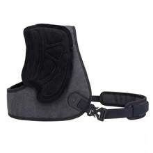 Durable Leather Shoulder Recoil Pad For Archery - Half Chest Protector Guard, Fast Shipping From The USA - Brown - View 10