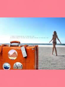 Aluminum Alloy Travel Luggage Tags, Hanging Tags, Suitcase Labels. Plain Travel Accessories For Airplanes With Name And ID Card Information To Prevent Loss. Boarding Metal Luggage Hanging Ornaments, Checked Luggage Hanging Cards And Tags For Airplanes. Item Sorting And Identification Hanging Tags, Hanging Tags For Boarding And Checked Luggage When Going Out. Metal Decorative Hanging Accessories And Luggage Identification Tags. - Multicolor - View 13