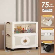 Armario plegable multiuso, organizador de almacenamiento de ropa, mueble de uso doméstico para el salón para guardar aperitivos, juguetes y accesorios