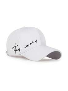 1pc & Versatile Letter Embroidery Baseball Cap, Fashionable Streetwear Style For Students - Baseball Cap - View 12