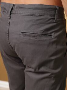 Men's Casual Sport Pants With Built-In Pocket And Knife Pocket, High Durability And Comfort - Màu xám đen - Xem 2