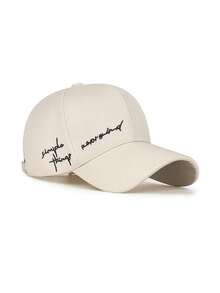 1pc & Versatile Letter Embroidery Baseball Cap, Fashionable Streetwear Style For Students - Baseball Cap - View 5