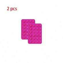 2 pezzi supporto per telefono in silicone con 24 ventose, supporto portatile compatibile con vari modelli di telefono, adesivo antiscivolo per videochiamate e selfie, adatto per , smartphone Android, regalo per compleanni, famiglia e amici