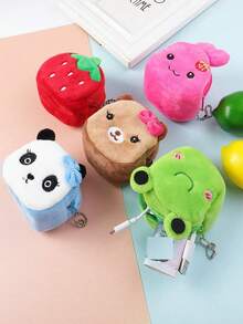 1pc Cartoon 3D Bee Coin Purse, Multipurpose Frog Wallet, Creative Portable Organizer For Coins, Keys, Earphones, Useful Daily Accessory & Birthday Gift