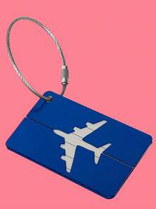 Aluminum Alloy Travel Luggage Tags, Hanging Tags, Suitcase Labels. Plain Travel Accessories For Airplanes With Name And ID Card Information To Prevent Loss. Boarding Metal Luggage Hanging Ornaments, Checked Luggage Hanging Cards And Tags For Airplanes. Item Sorting And Identification Hanging Tags, Hanging Tags For Boarding And Checked Luggage When Going Out. Metal Decorative Hanging Accessories And Luggage Identification Tags. - Multicolor - View 18