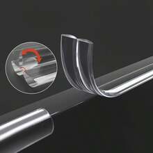 透明硅胶防撞条-桌子家具边条，窗台防撞软套桌角保护贴硅胶保护贴，加厚设计，适用于桌子、墙壁和窗台