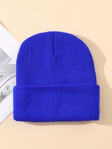 1 pieza Gorro de punto sin ala, gorro de invierno unisex cálido para actividades al aire libre - Multicolor - Ver 26