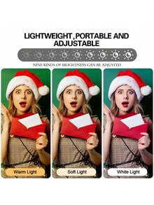 10"Dimmable LED Ring Light With 130cm Adjustable Tripod – 3 Color Temperatures For Selfie Live Streaming, Photography & Makeup - Nhiều màu - Xem 5