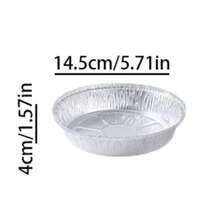 10 pièces Plateau en feuille d'aluminium pour friteuse à air, boîte en papier spécial, boîte de barbecue, bol en feuille d'aluminium pour la cuisson, plateau en aluminium absorbant l'huile pour la maison. Peut être utilisé pour le grillage, la friture de poitrine de porc, la mise en place de fruits et le service de légumes.