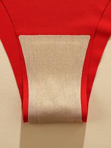 6条装女士无缝三角内裤，舒适顺滑面料，纯色内裤 - 彩色 - 查看 9