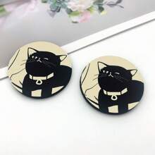 2 pièces Dessous de verre pour tasse de voiture avec motif mignon, tapis de tasse de voiture , séchage rapide et antidérapant