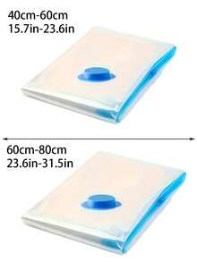 5pcs-Air Out Pump+Vacuum Storage Bags, Works With Any Vacuum Cleaner,To Store Clothes And Beddings,Could Save Your Space,Dust-Free,Keep Away From Moisture - Multicolor - View 3