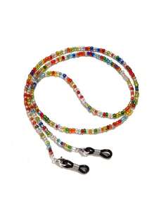 1 Pc Chichain Multi-Color Eyeglass Chain - Prevent Loss, Fashionable Ladies Eyeball Chains, Stylish Eyeglasses Accessories, Durable Eyeglass Strap, Eyeglass Cord