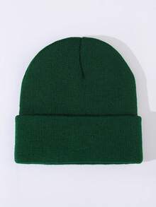 1 pieza Gorro de punto sin ala, gorro de invierno unisex cálido para actividades al aire libre - Multicolor - Ver 16
