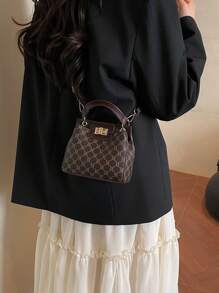 Bolsa de ombro quadrada elegante feminina, bolsa transversal, bolsa clutch, bolsa tote, bolsa de mão de alta qualidade