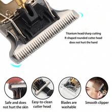 Cordless Hair Clippers For Men, USB Rechargeable Men's Grooming Kit, Electric Hair Clippers & Beard Trimmer, Electric Men's Shaver Set, USB Rechargeable, Ideal Holiday Gift,Battery Capacity: 1500mAh+600mAh+100mAh