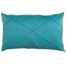 Kit 2 Rectangular Suede Draped Baguette Cushion 30cmx50cm - 薄荷藍 - 查看 2