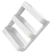 1 pieza, Estantería de almacenamiento de cosméticos y varios de 3 niveles, estantería de almacenamiento desmontable para encimera, estantería de almacenamiento para cómoda, estantería de almacenamiento para escritorio de oficina. Es adecuada para el almacenamiento en el escritorio en el hogar, la escuela, la oficina, etc.
