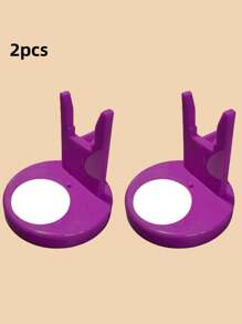 4 piezas/2 piezas/1 pieza Base de plástico soporte para pistola de silicona caliente, accesorio para herramientas de manualidades, reparación del hogar y almacenamiento DIY
