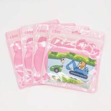 Sanrio 10Pcs Sanrio Hello Kitty Ziplock Bag Ornament Makeup Packing Plastic Seal Bag Nail Art Packaging Bags