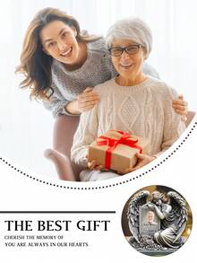 Customized Angel Memorial Acrylic Plaque - Memorial Gift For Family - Angel Forever, Angel In Our Hearts Forever. Father's Day Gift, Multifunctional, Decorative, Reusable, Exquisite And Fashionable, High Quality, Colorful, Modern Minimalist, Customizable, Personalized, Unique, Home Decor, Customized Crafts, Home Living, Christmas Home Atmosphere, Souvenir, Reusable, Cute, High Quality, Elegant Living, Art Living - Angel's Blessing 3 - View 9