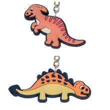 Dinosaur Keychain, Soft PVC Cartoon Bag Hanging Decoration - Teenager Backpack Accessory - Holiday/Birthday Creative Gift - Multicolor - View 14