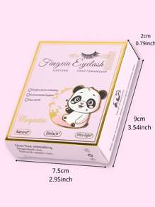 Femgxiu 1 Set 4pcs Magnetic Eyeliner & Magnetic Eyelash Kit - Natural Looking Reusable False Magnetic Fox Eye Lashes Enhance & Elongate Lashes, 3D Curly & Fluffy No Glue Comfortable WearEyelashes With Strong Magnet, 5-11mm Faux Mink Lashes For Everyday Wear, Waterproof,Reusable, Waterproof, Party, Date
