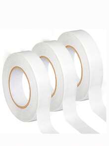 3pcs Double-Sided Adhesive Tapes, 1.2cm & 2cm Sizes, Bulk Use For Painting, Art, Crafts, Labels, Light Packaging - Multicolor - View 1