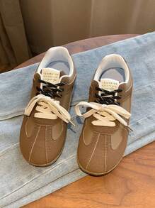 2025 New Casual German Training Shoes, Meilad Academy Style Double Lace Up Flat Shoes, Board Shoes, White Shoes, Flat Shoes, Casual Shoes, Sports Shoes, Thick Soled Fashion