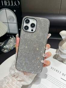 Luxuriöses Handyhülle für Frauen mit Pailletten und Strass-Besatz, kompatibel mit 16 Pro Max/16/16 Pro/16 Plus/15/15 Pro Max/15 Pro/15 Plus/11/12/13/14 Pro Max/XS/XR/11 Pro/11 Pro Max/12 Pro/12 Pro Max/13 Pro/13 Pro Max/7 Plus/14 Pro/14 Pro Max/14 Plus/7 Plus/8 Plus/8/SE2