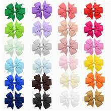 20/40 件小蝴蝶结 8 厘米发夹、发饰、学校配饰、爪夹、发夹、发夹、发夹 - 彩色 - 查看 3
