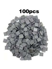 50/100/200pcs Miniature Landscape Kit | Realistic Red Brick Wall & Stone Accents | Plastic | Ideal For DIY Crafts, Fairy Gardens, And Dollhouses | Perfect For Building Your Mini Dream House