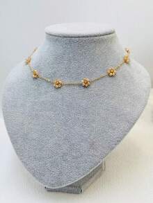 1pc Handmade Woven Floral Daisy Necklace, Suitable For Women, Multiple Colors Available For Spring & Summer - Daisy Flower Necklace - View 25