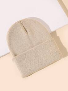 1 pieza Gorro de punto sin ala, gorro de invierno unisex cálido para actividades al aire libre - Multicolor - Ver 25