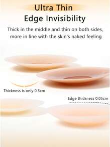 2pcs 8.5cm Reusable Washable Non-Adhesive Silicone Nipple Covers