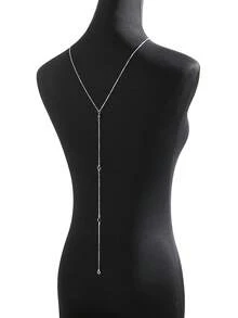 1 Vòng Cổ Phông Nền Dây Kim Cương Thủy Tinh Thời Trang Tinh Tế-Tuyệt Vời Cho Các Bữa Tiệc Ngày Lễ, Phụ Nữ Gợi Cảm, Cô Gái Phụ Kiện Hàng Ngày - bạc sáng - Xem 4