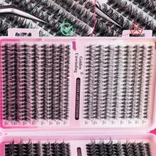 640pcs Eyelash Cluster 30D+40D+60D+80D DIY Eyelash Extension Faux Mink Lashes - Premium D-Curl Fluffy Natural Lash Cluster, Suitable For DIY Eyelash Extension - Reusable, Lightweight Eyelash Cluster, Eyelash Cluster, Individual Lashes, False Eyelashes - D - View 4