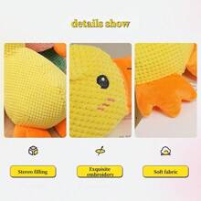 Durable Chewing Duck Design Fabric Dog Toy - Interactive Training & Tooth Cleaning For All Breeds, Relieves Boredom & Teething Pain - 1pc