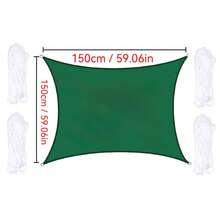 1pc Sunshade Canopy, Waterproof, UV-Resistant Rectangular Sunshade Cloth, Suitable For Outdoor Camping, Patio, Garden, Swimming Pool, Amusement Park, Made Of 210D Thin Waterproof Oxford Cloth - Multicolor - View 49