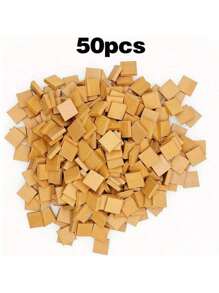 50/100/200pcs Miniature Landscape Kit | Realistic Red Brick Wall & Stone Accents | Plastic | Ideal For DIY Crafts, Fairy Gardens, And Dollhouses | Perfect For Building Your Mini Dream House