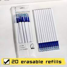 Juego de 12/6/1 bolígrafos de gel con diseño de capibara, bolígrafo de tinta azul borrable y escritura suave, artículos de papelería estéticos, útiles escolares fabricados con materiales plásticos. Bolígrafos de gel retráctiles de capibara con tinta azul y escritura suave y secado rápido, útiles de oficina y artículos escolares para el regreso a clases